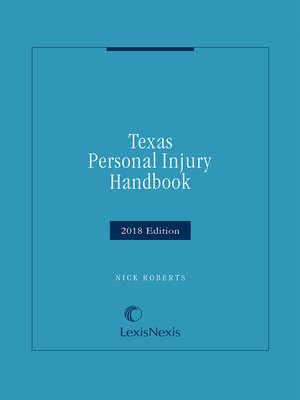 cover image of Texas Personal Injury Handbook